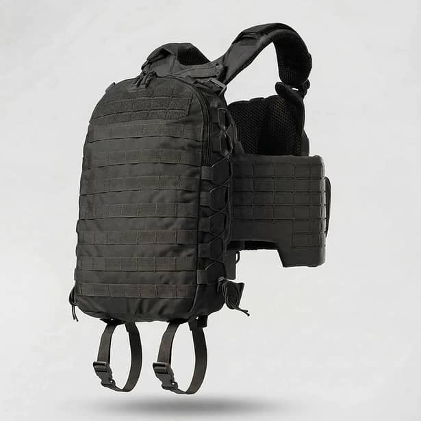 7 - Тактичний рюкзак на 10л. Cordura 1000D. Чорний
