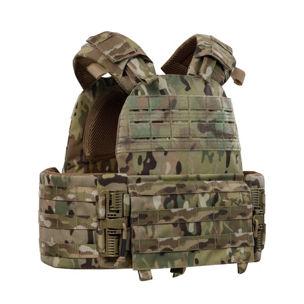 3 - Плитоноска КРУК, система быстрого сброса. Molle. Цвет Мультикам.