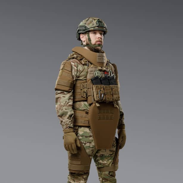 4 - Бронекостюм ГАРТ V.3. 2-го класу захисту. Койот. Розмір XL