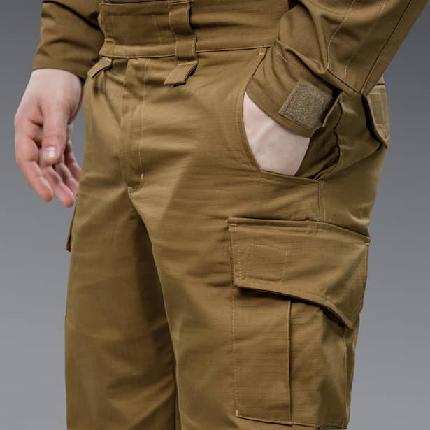 6 - Тактичні штани Battlegear Cargo. Колір Койот. Розмір S