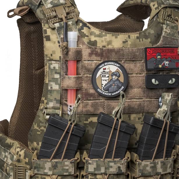 9 - Плитоноска VEPR, збільшена площа захисту. (аналог IOTV G4) Molle. Колір Піксель. Розмір S