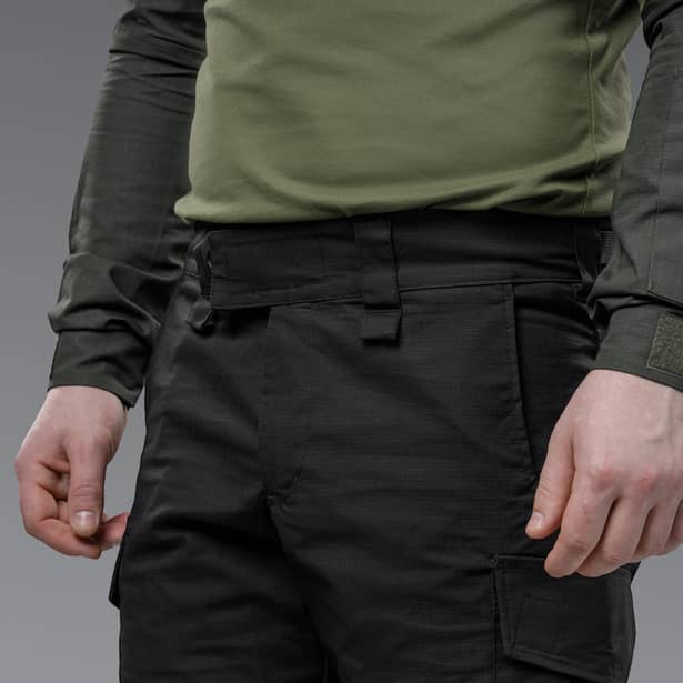 6 - Тактичні штани Battlegear Cargo. Колір Чорний. Розмір S