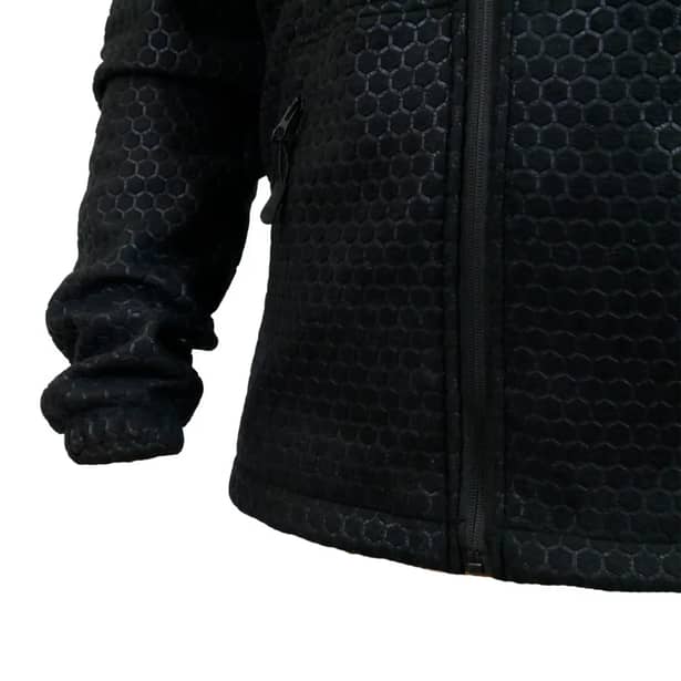 5 - Кофта тактична флісова Militex Windblock. Чорний