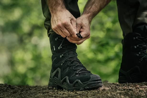 8 - Тактичні берці Lowa Zephyr HI MK2 Gore-Tex® MID TF. Чорний