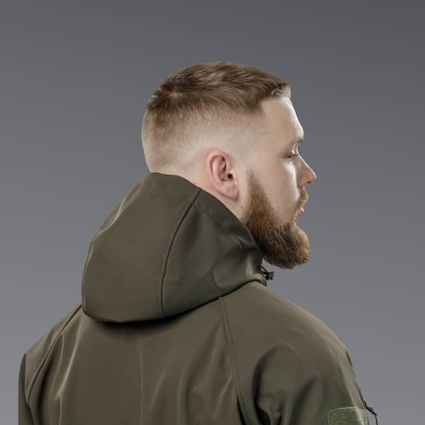 8 - Куртка тактична SoftShell APEX Shield Storm. Осінь-Весна Олива. Розмір S