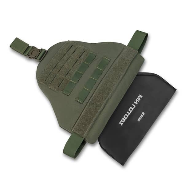 2 - Балістичний захист стегон 2-го класу захисту. CORDURA 1000D. Олива
