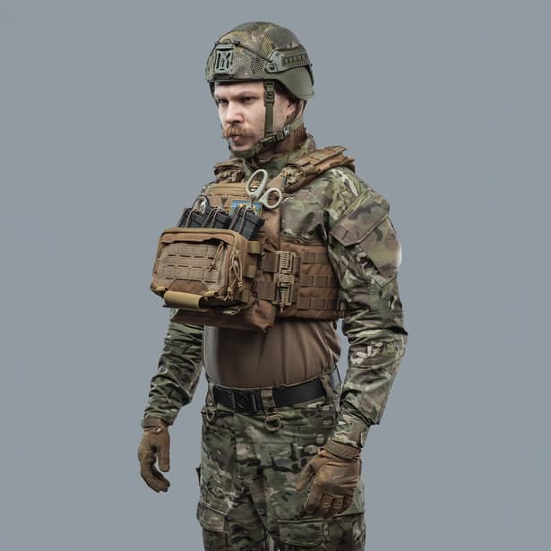 3 - Утилітарний Адмін-підсумок під 3 АК/AR Койот MOLLE