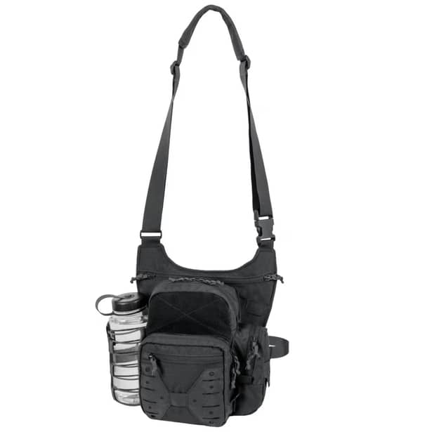1 - Сумка через плече Helikon EDC Side Bag Cordura. Чорний