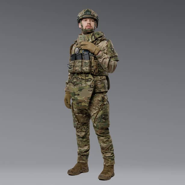 2 - Бронекостюм ГАРТ V.3. 2-го класу захисту. Мультикам. Розмір XL