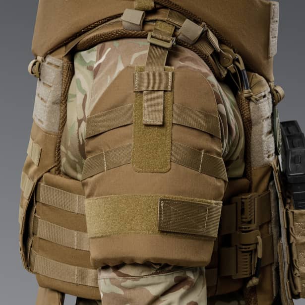 6 - Балістичний захист плечей 2-го класу захисту. CORDURA 1000D. Койот