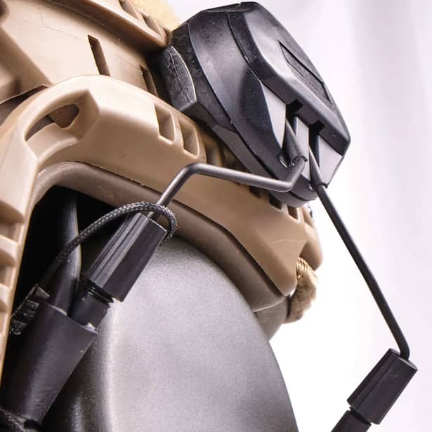 2 - Адаптери на рейки шолома для навушників MSA SORDIN SUPREME ARC HELMET RAIL ADAPTER. Чорні