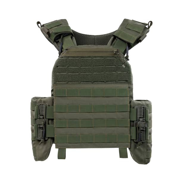 7 - Плитоноска TUR PRO Gen 2, система швидкого скидання. Molle. Колір Олива. Розмір M.