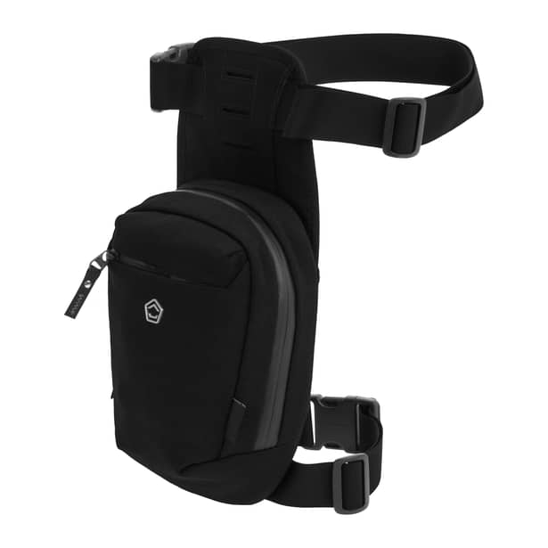 1 - Стегнова сумка Pentagon Consul Thigh. Чорний