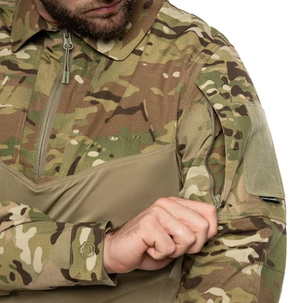 4 - Убакс Pentagon Combat Shirt Ranger. Мультикам