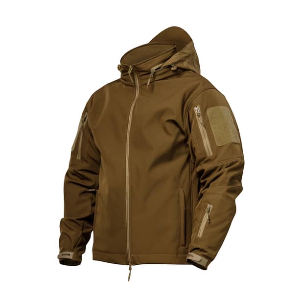 1 - Куртка тактична SoftShell APEX Flex. Осінь-Весна Койот. Розмір XL