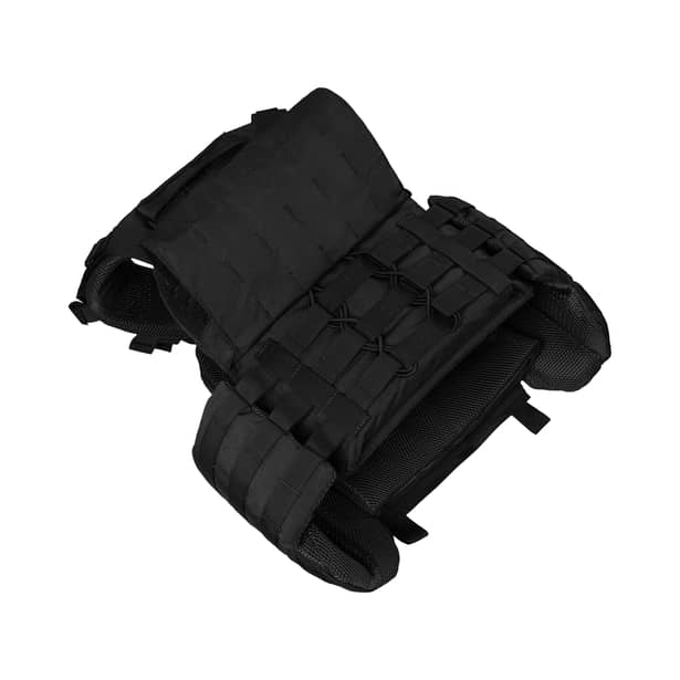 6 - Плитоноска TUR PRO Gen 2, система швидкого скидання. Molle. Колір Чорний. Розмір M.