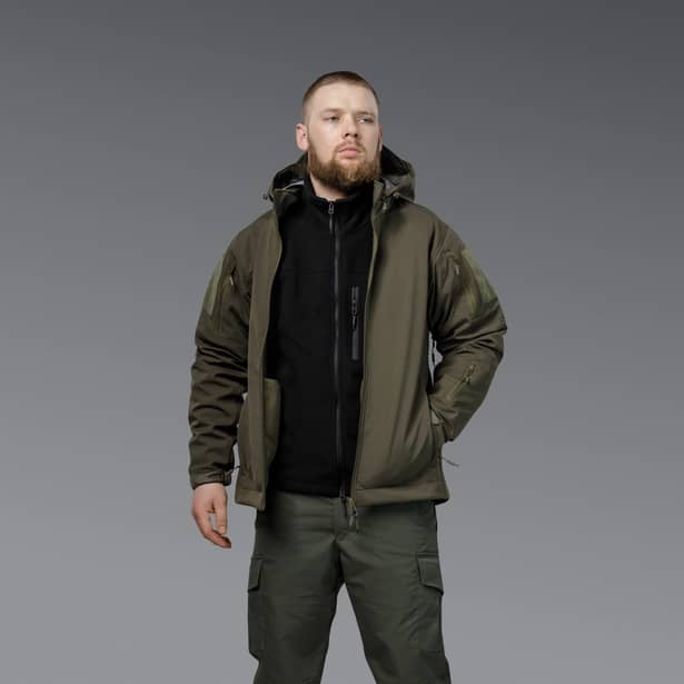 7 - Куртка тактична SoftShell APEX Flex. Осінь-Весна Олива. Розмір XL
