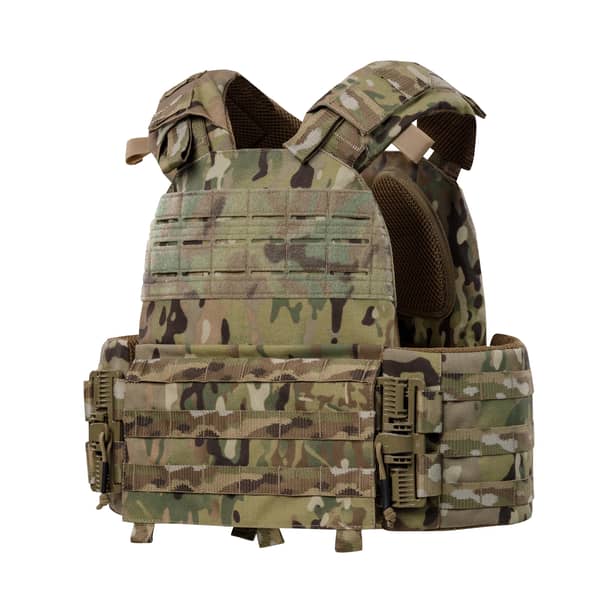 1 - Плитоноска КРУК, система быстрого сброса. Molle. Цвет Мультикам.