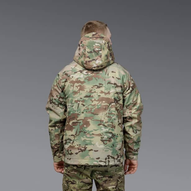 3 - Куртка тактична SoftShell APEX Flex. Осінь-Весна Мультикам. Розмір XL