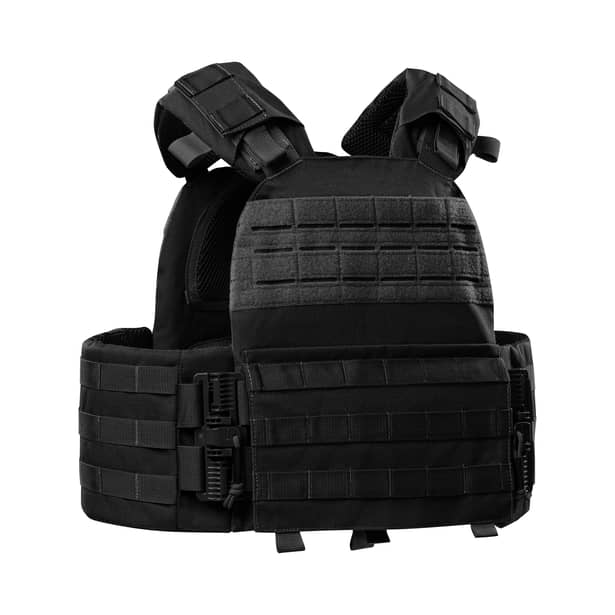 3 - Плитоноска КРУК, система швидкого скидання. Molle. Колір Чорний.