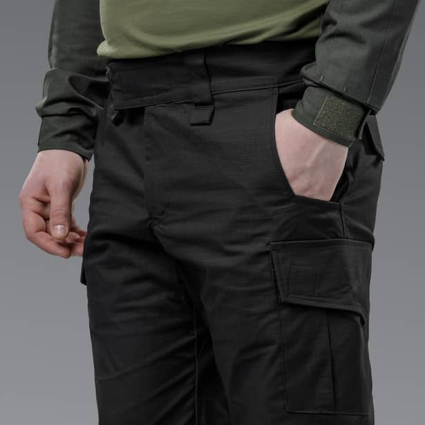 8 - Тактичні штани Battlegear Cargo. Колір Чорний. Розмір S