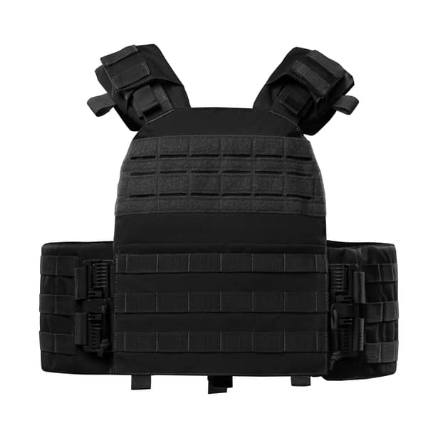 9 - Плитоноска КРУК, система швидкого скидання. Molle. Колір Чорний.