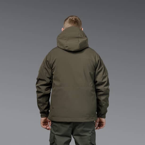 3 - Куртка тактична SoftShell APEX Flex. Осінь-Весна Олива. Розмір XL