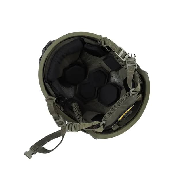 2 - Полегшений тактичний шолом Combatant SuperLITEweight 1.1 kg. Балістичний (NIJ IIIA).  Олива. Розмір L