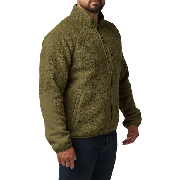 5 - Куртка флісова 5.11 Tactical® HQ Tech Fleece Jacket. Колір Олива. Розмір XXL.