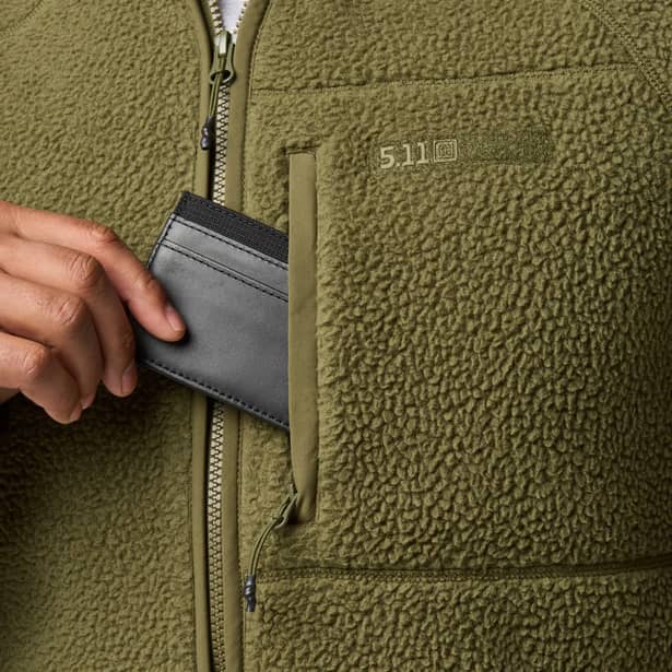 7 - Куртка флісова 5.11 Tactical® HQ Tech Fleece Jacket. Колір Олива. Розмір XXL.