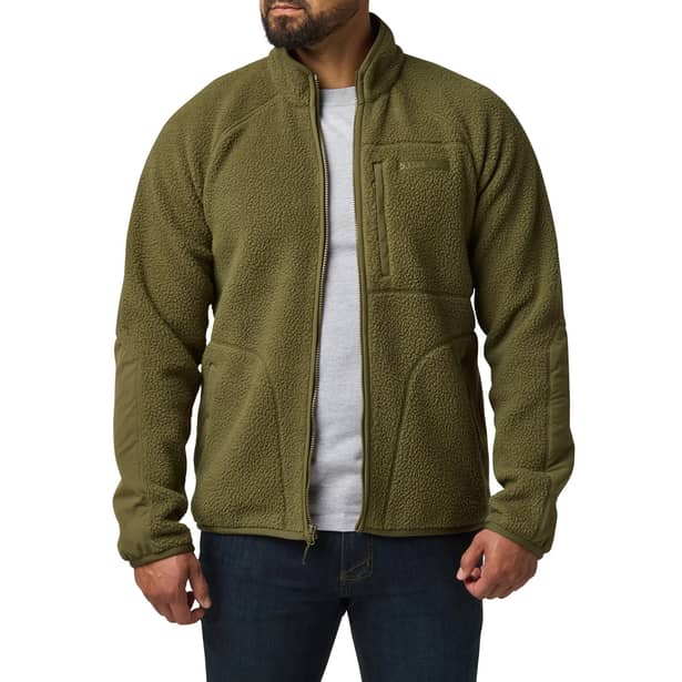 4 - Куртка флісова 5.11 Tactical® HQ Tech Fleece Jacket. Колір Олива. Розмір XXL.