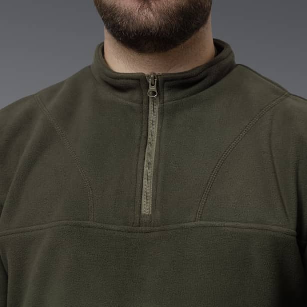 7 - Флісова тактична кофта Snowline Олива. Polyester. Розмір: Reg/S