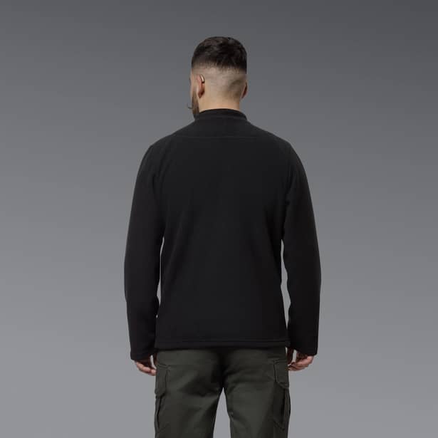 3 - Флісова тактична кофта Snowline Чорна. Polyester. Розмір: Reg/S