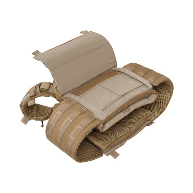 13 - Плитоноска SVAROG PRO з системою швидкого скидання. Molle. Колір Койот.