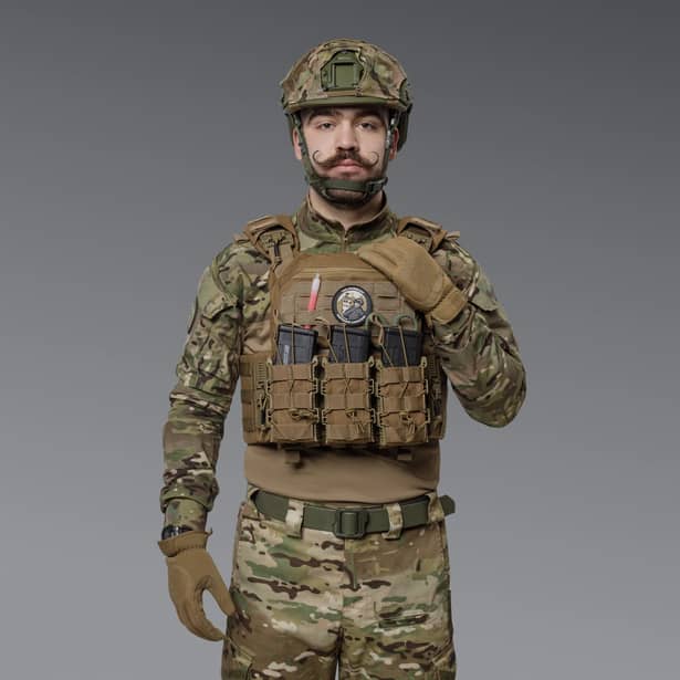3 - Плитоноска SVAROG PRO з системою швидкого скидання. Molle. Колір Койот.