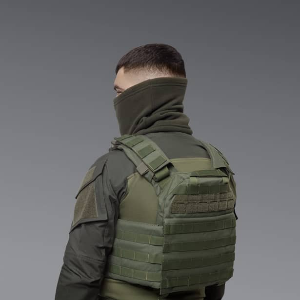 3 - Флісовий Бафф Winter Neck Олива. Polyester. Розмір: S-M