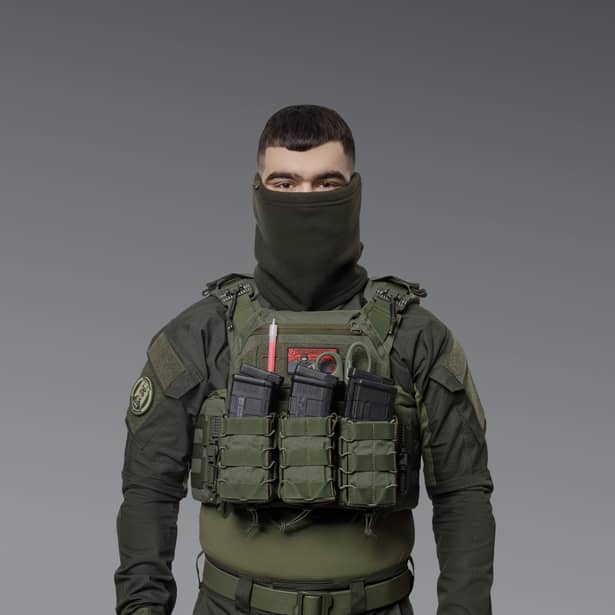7 - Флісовий Бафф Winter Neck Олива. Polyester. Розмір: S-M