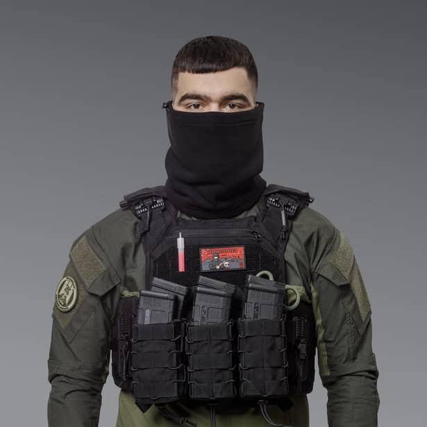 7 - Флісовий Бафф Winter Neck Чорний. Polyester. Розмір: S-M