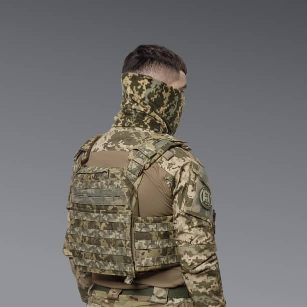 6 - Флісовий Бафф Winter Neck Піксель. Polyester. Розмір: S-M