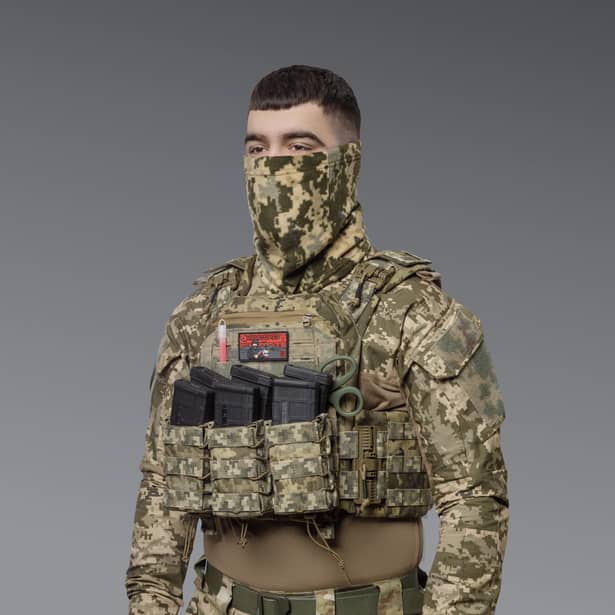 2 - Флісовий Бафф Winter Neck Піксель. Polyester. Розмір: S-M