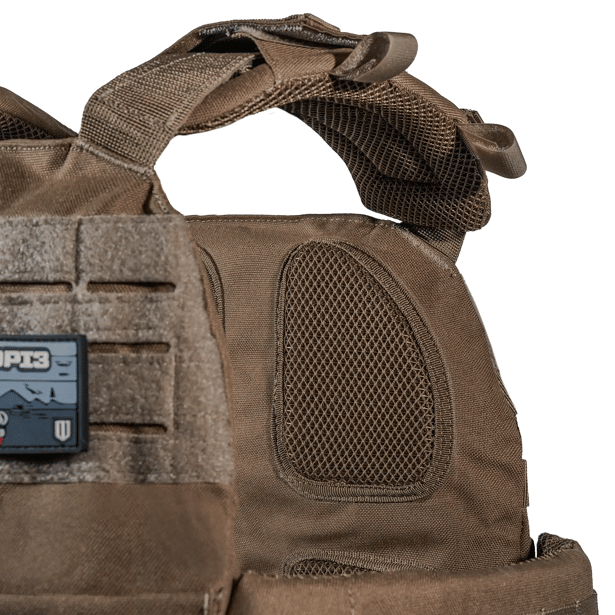 5 - Плитоноска КРУК, система швидкого скидання. Molle. Колір Койот.