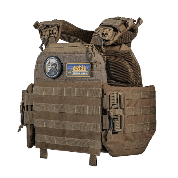 1 - Плитоноска TUR PRO Gen 2, система швидкого скидання. Molle. Колір Койот. Розмір L/XL.