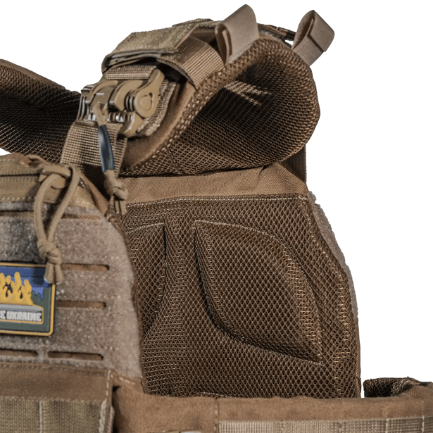 5 - Плитоноска TUR PRO Gen 2, система швидкого скидання. Molle. Колір Койот. Розмір L/XL.