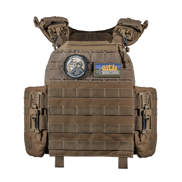 3 - Плитоноска TUR PRO Gen 2, система швидкого скидання. Molle. Колір Койот. Розмір L/XL.