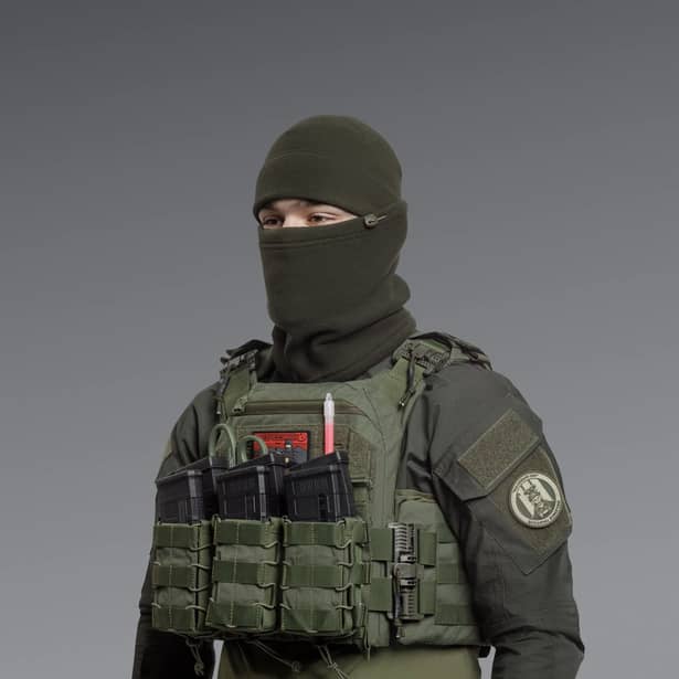 2 - Комплект Winter Tactical Kit: Бафф + Шапка Олива. Розмір S-M