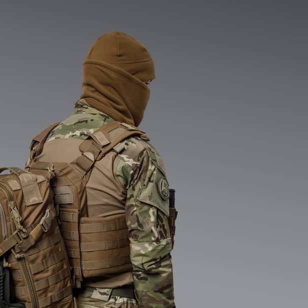 3 - Комплект Winter Tactical Kit: Бафф + Шапка Койот. Розмір S-M