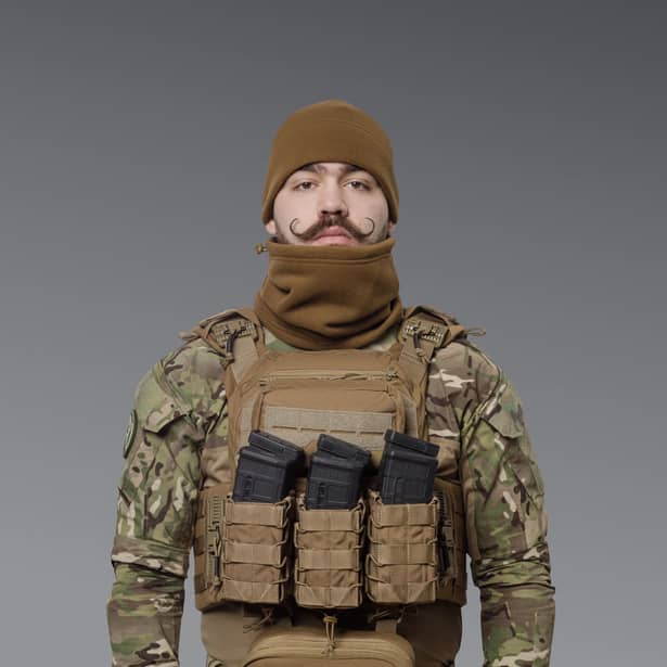 6 - Комплект Winter Tactical Kit: Бафф + Шапка Койот. Розмір S-M