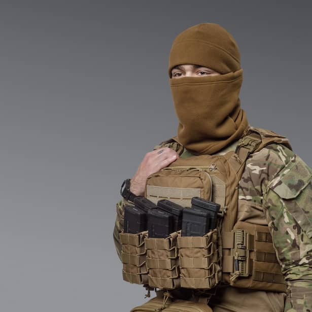 7 - Комплект Winter Tactical Kit: Бафф + Шапка Койот. Розмір S-M