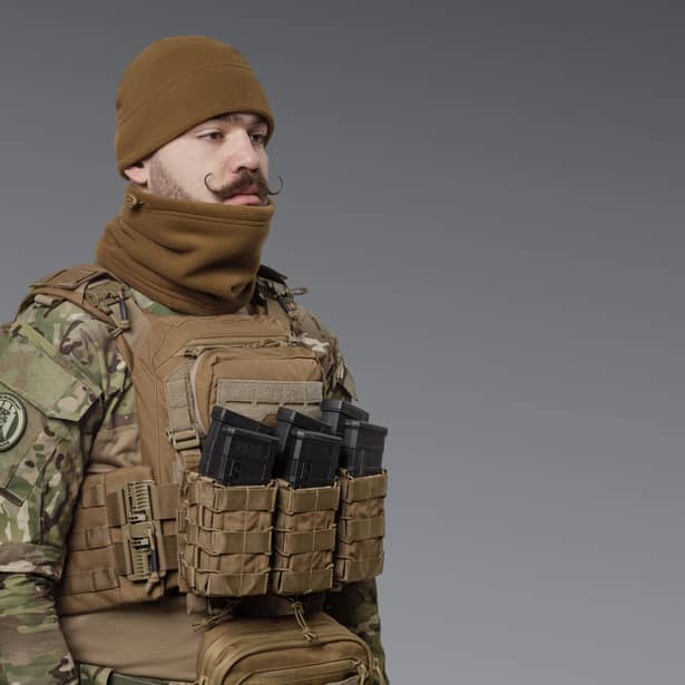 5 - Комплект Winter Tactical Kit: Бафф + Шапка Койот. Розмір S-M