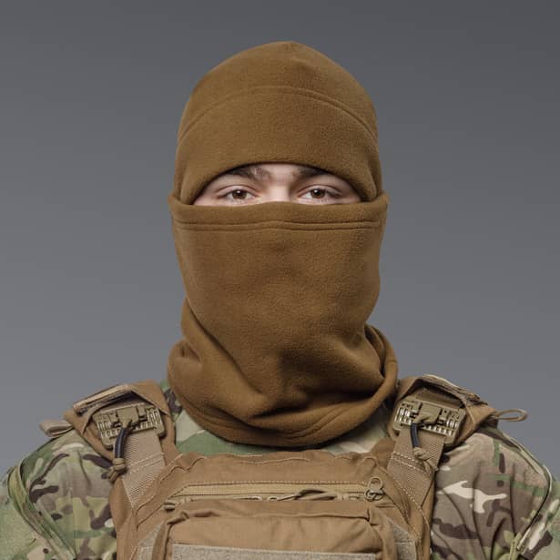 4 - Комплект Winter Tactical Kit: Бафф + Шапка Койот. Розмір S-M